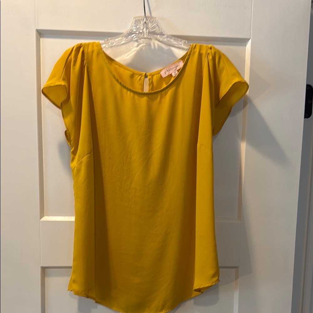 Philosophy Mustard Yellow Blouse